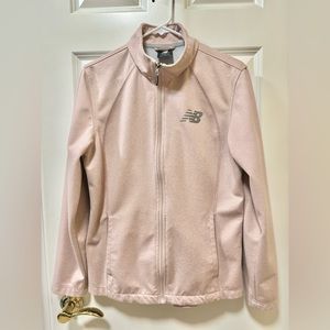 New Balance Womens Size Medium Running Rain Jacket Athletic Windbreaker Pink